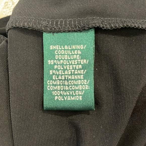 Lauren Ralph Lauren Black White Sequin Sheath Cocktail Dress Size 10 - Picture 10 of 13